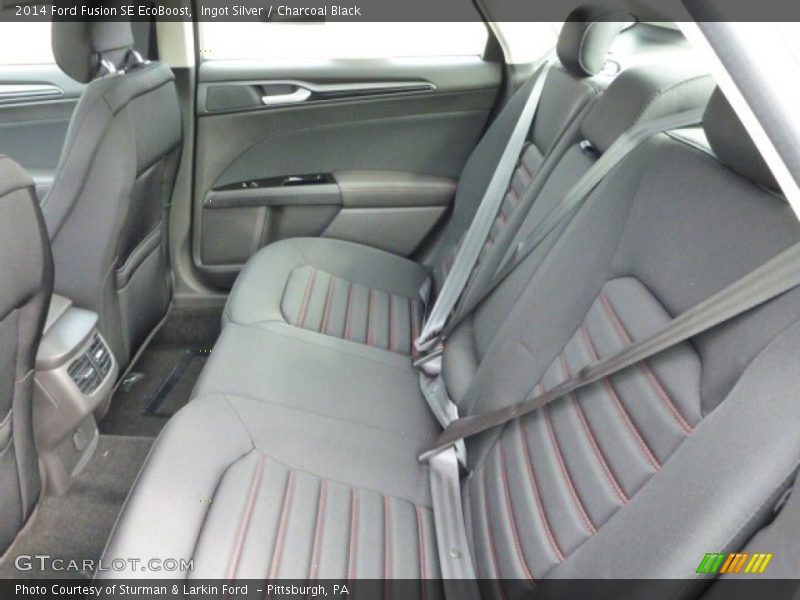 Ingot Silver / Charcoal Black 2014 Ford Fusion SE EcoBoost