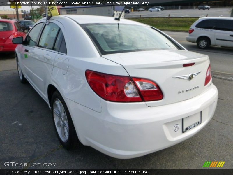Stone White / Dark Slate Gray/Light Slate Gray 2008 Chrysler Sebring Touring Sedan