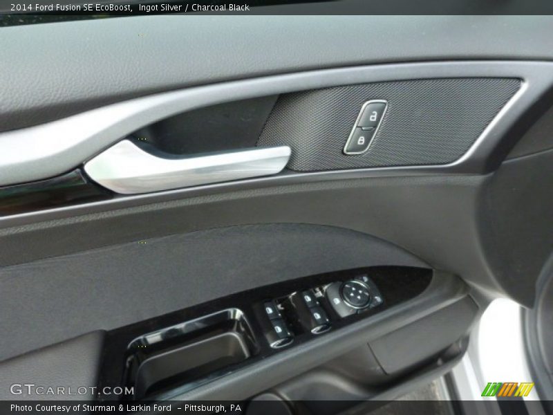 Ingot Silver / Charcoal Black 2014 Ford Fusion SE EcoBoost