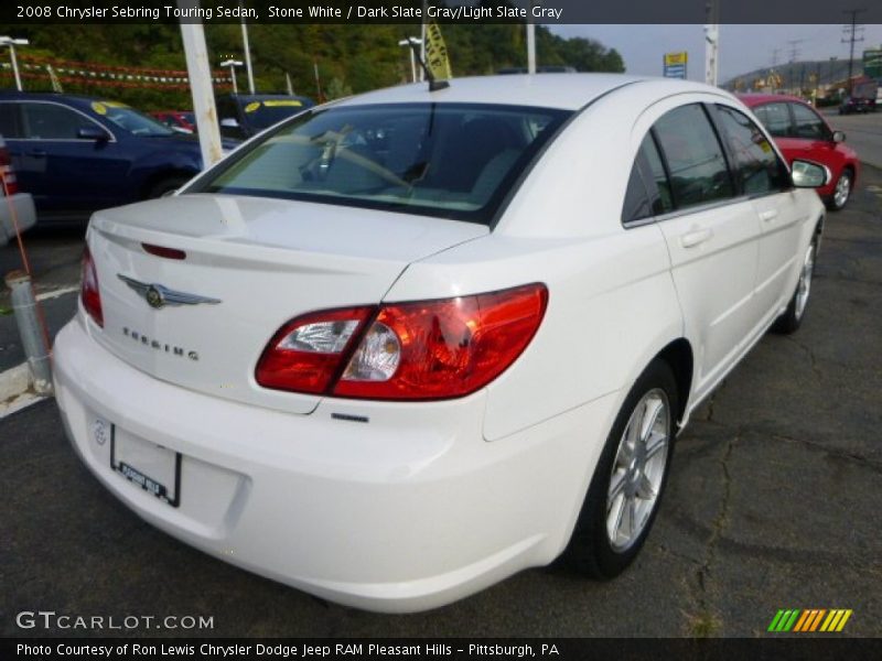 Stone White / Dark Slate Gray/Light Slate Gray 2008 Chrysler Sebring Touring Sedan
