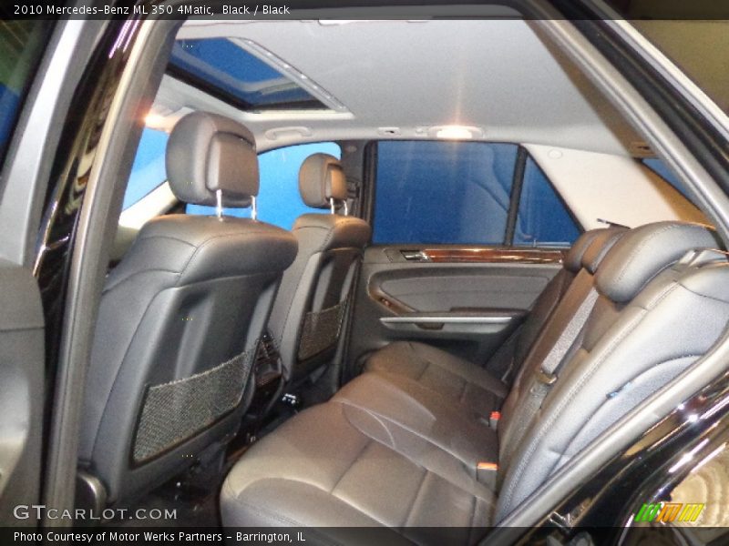 Black / Black 2010 Mercedes-Benz ML 350 4Matic