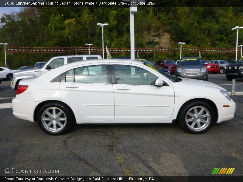 Stone White / Dark Slate Gray/Light Slate Gray 2008 Chrysler Sebring Touring Sedan