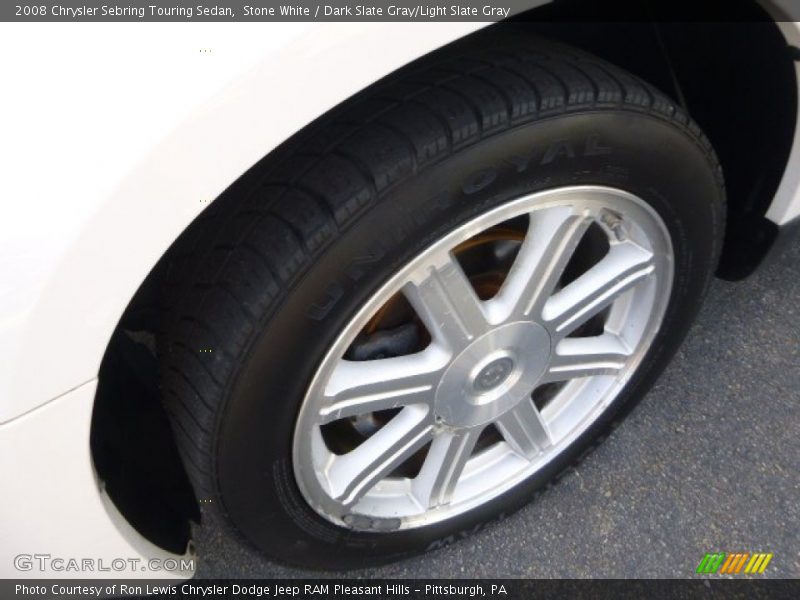 Stone White / Dark Slate Gray/Light Slate Gray 2008 Chrysler Sebring Touring Sedan