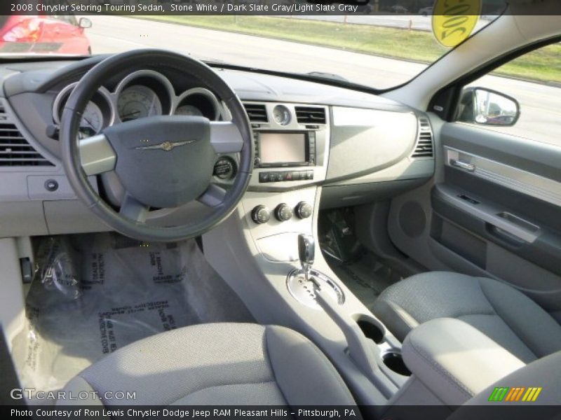 Stone White / Dark Slate Gray/Light Slate Gray 2008 Chrysler Sebring Touring Sedan