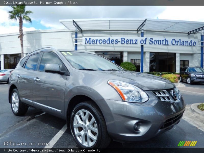Platinum Graphite / Black 2011 Nissan Rogue SL