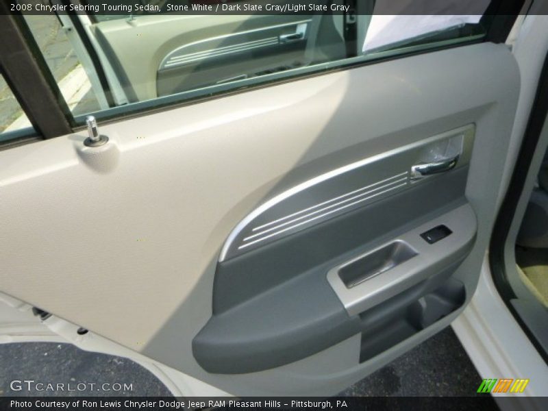 Stone White / Dark Slate Gray/Light Slate Gray 2008 Chrysler Sebring Touring Sedan