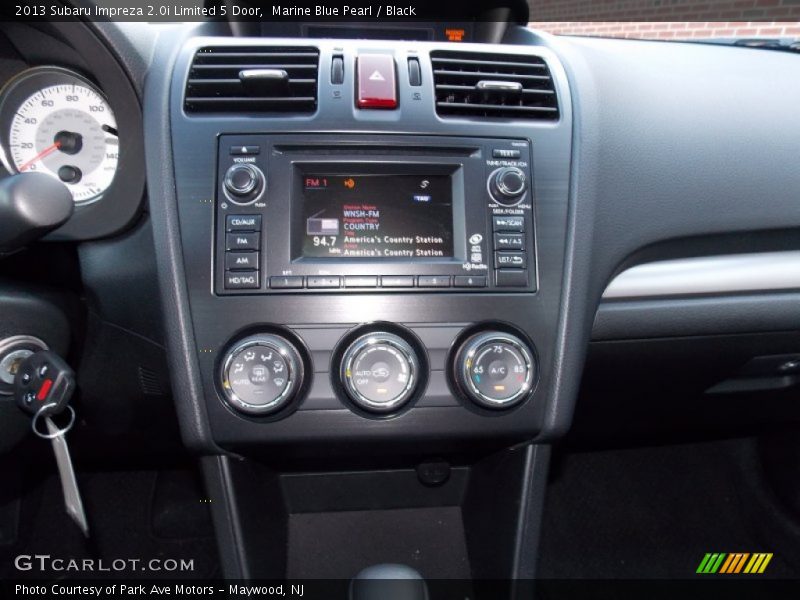 Marine Blue Pearl / Black 2013 Subaru Impreza 2.0i Limited 5 Door