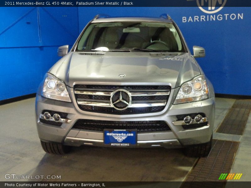 Palladium Silver Metallic / Black 2011 Mercedes-Benz GL 450 4Matic