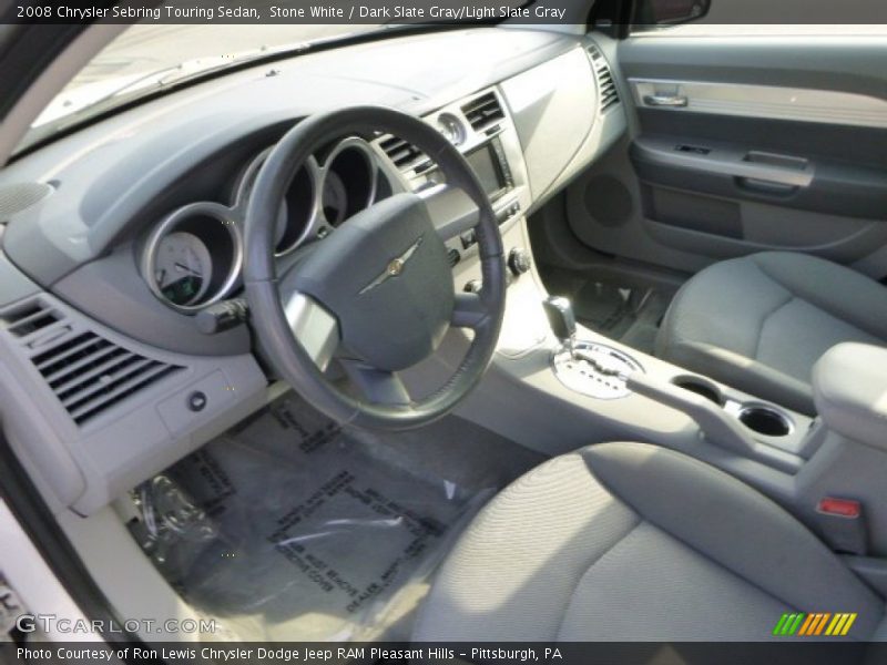 Stone White / Dark Slate Gray/Light Slate Gray 2008 Chrysler Sebring Touring Sedan