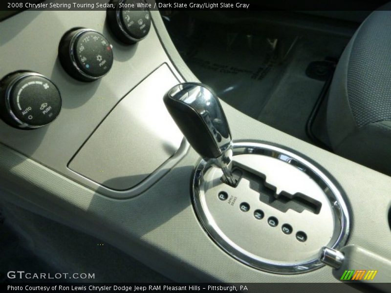 Stone White / Dark Slate Gray/Light Slate Gray 2008 Chrysler Sebring Touring Sedan