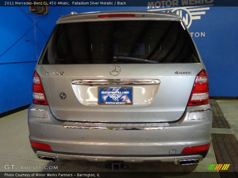 Palladium Silver Metallic / Black 2011 Mercedes-Benz GL 450 4Matic