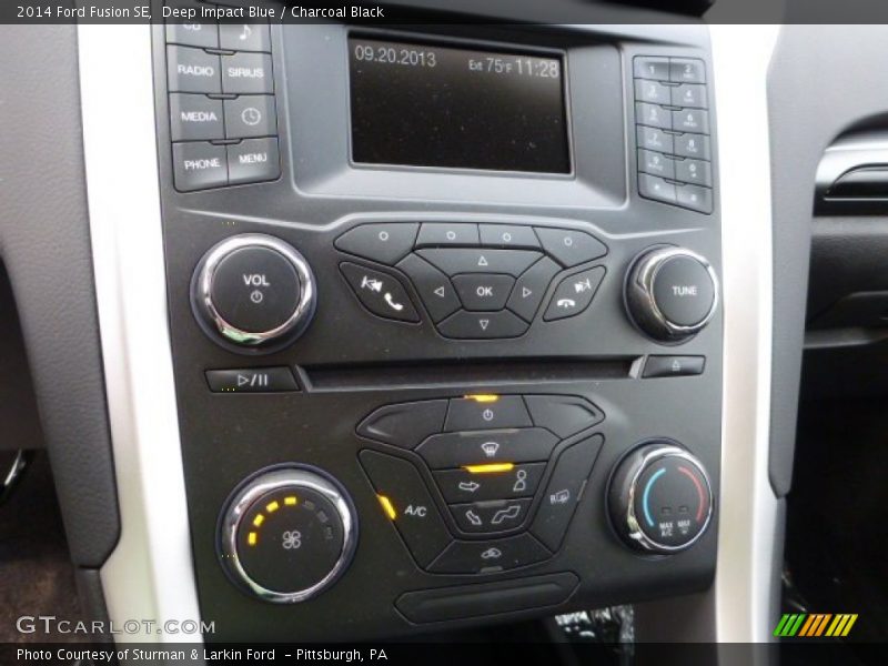 Deep Impact Blue / Charcoal Black 2014 Ford Fusion SE