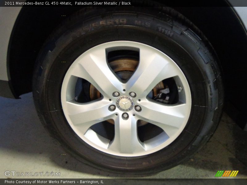 Palladium Silver Metallic / Black 2011 Mercedes-Benz GL 450 4Matic