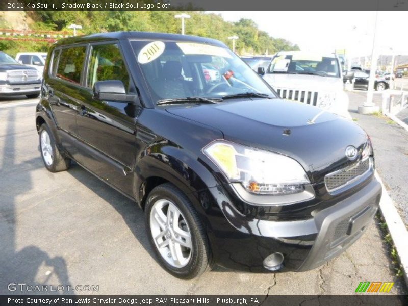 Shadow Black / Black Soul Logo Cloth 2011 Kia Soul +