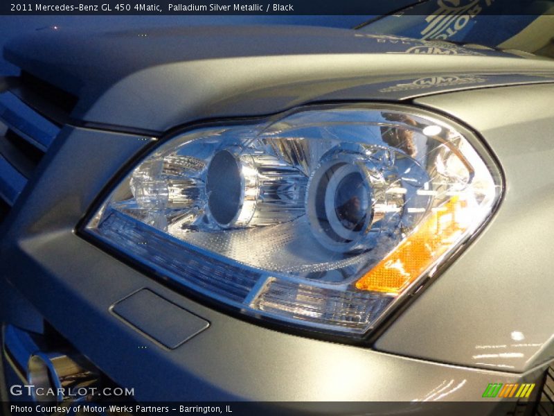 Palladium Silver Metallic / Black 2011 Mercedes-Benz GL 450 4Matic