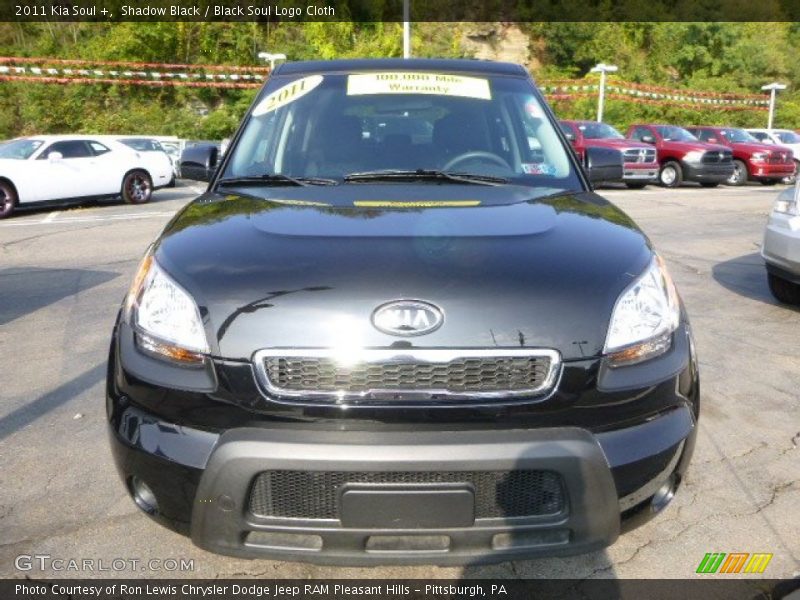 Shadow Black / Black Soul Logo Cloth 2011 Kia Soul +
