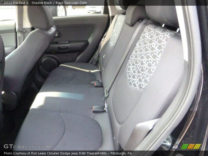 Shadow Black / Black Soul Logo Cloth 2011 Kia Soul +