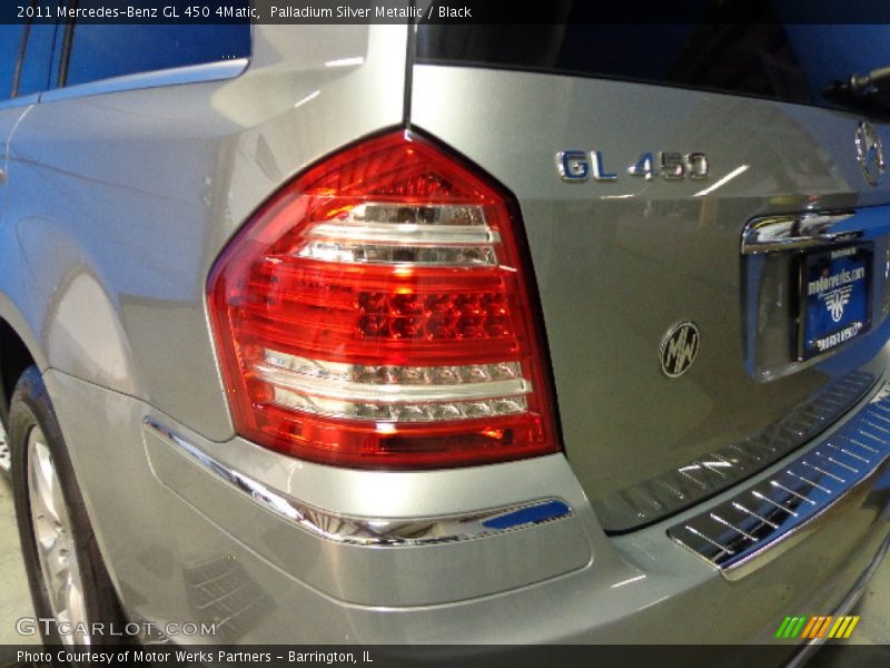 Palladium Silver Metallic / Black 2011 Mercedes-Benz GL 450 4Matic