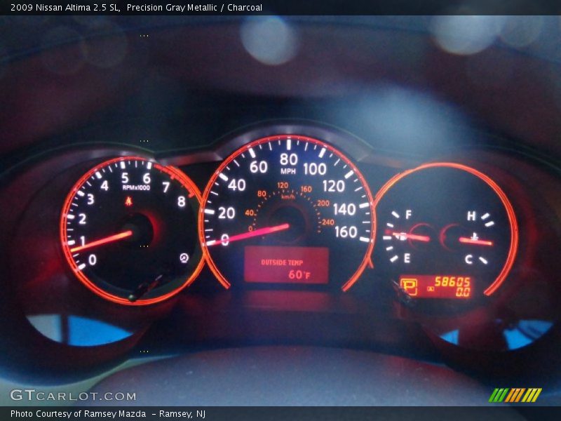 Precision Gray Metallic / Charcoal 2009 Nissan Altima 2.5 SL