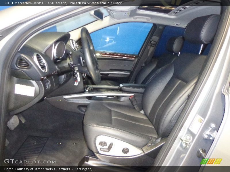 Palladium Silver Metallic / Black 2011 Mercedes-Benz GL 450 4Matic