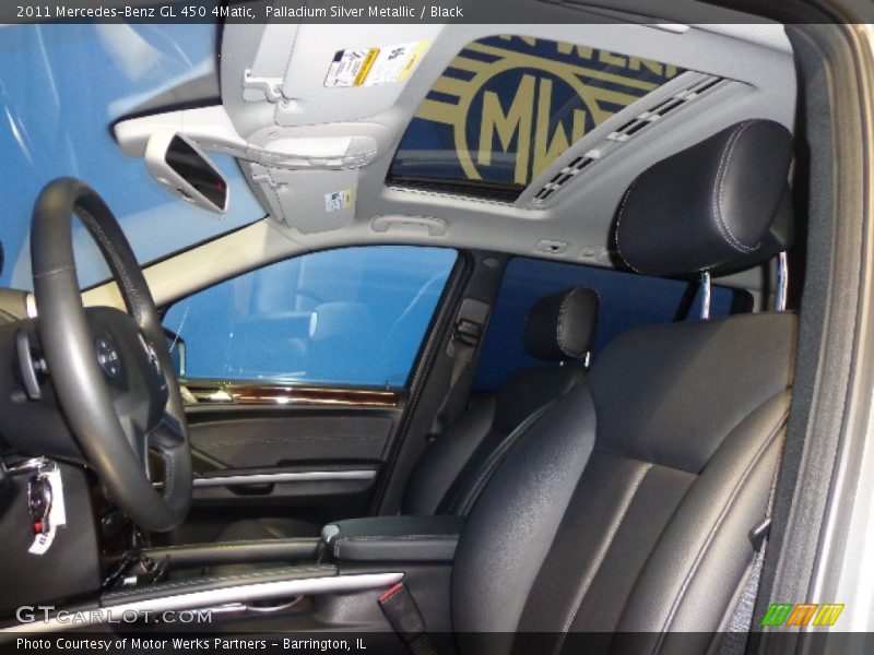 Palladium Silver Metallic / Black 2011 Mercedes-Benz GL 450 4Matic