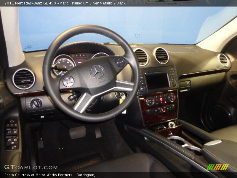 Palladium Silver Metallic / Black 2011 Mercedes-Benz GL 450 4Matic
