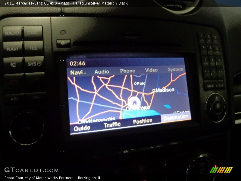 Palladium Silver Metallic / Black 2011 Mercedes-Benz GL 450 4Matic