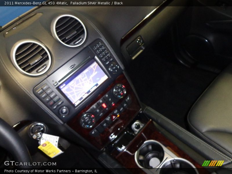 Palladium Silver Metallic / Black 2011 Mercedes-Benz GL 450 4Matic