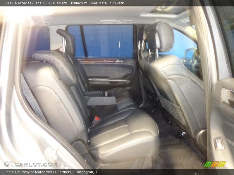 Palladium Silver Metallic / Black 2011 Mercedes-Benz GL 450 4Matic