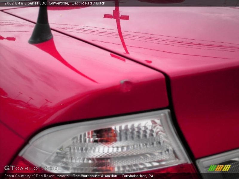 Electric Red / Black 2002 BMW 3 Series 330i Convertible