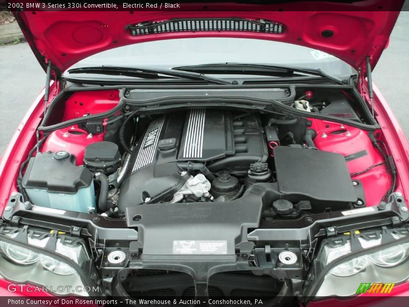 Electric Red / Black 2002 BMW 3 Series 330i Convertible
