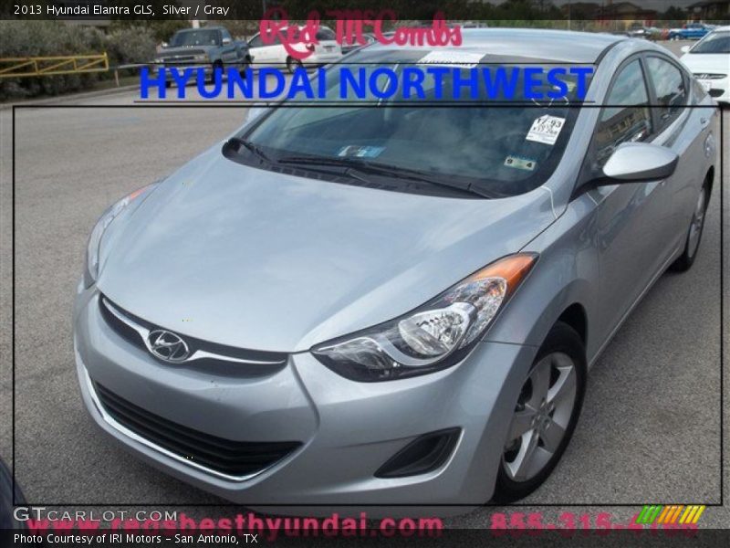 Silver / Gray 2013 Hyundai Elantra GLS