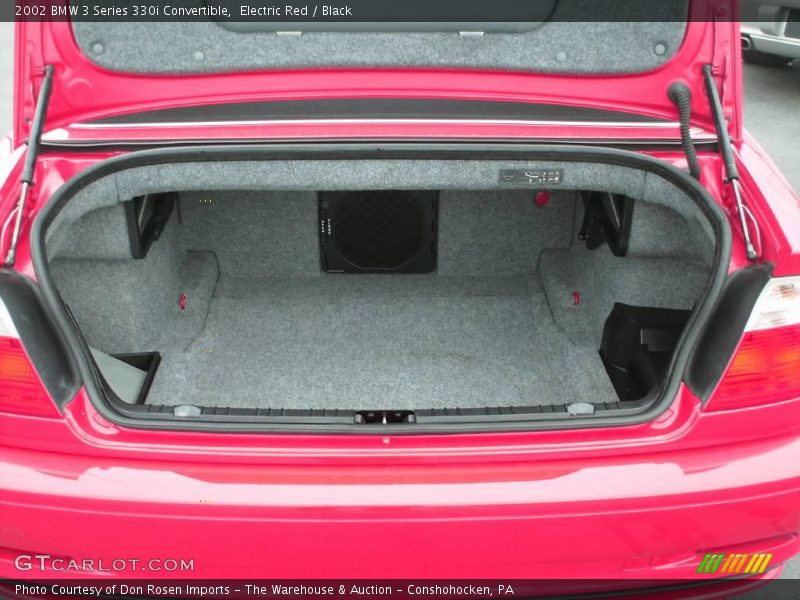 Electric Red / Black 2002 BMW 3 Series 330i Convertible