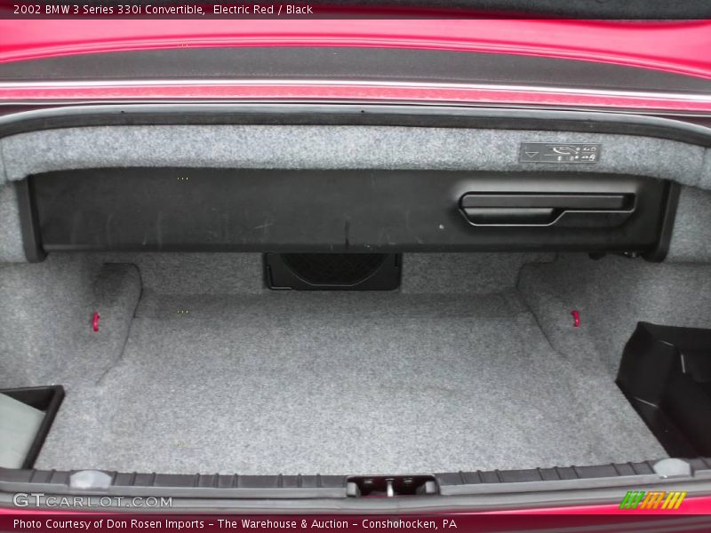 Electric Red / Black 2002 BMW 3 Series 330i Convertible