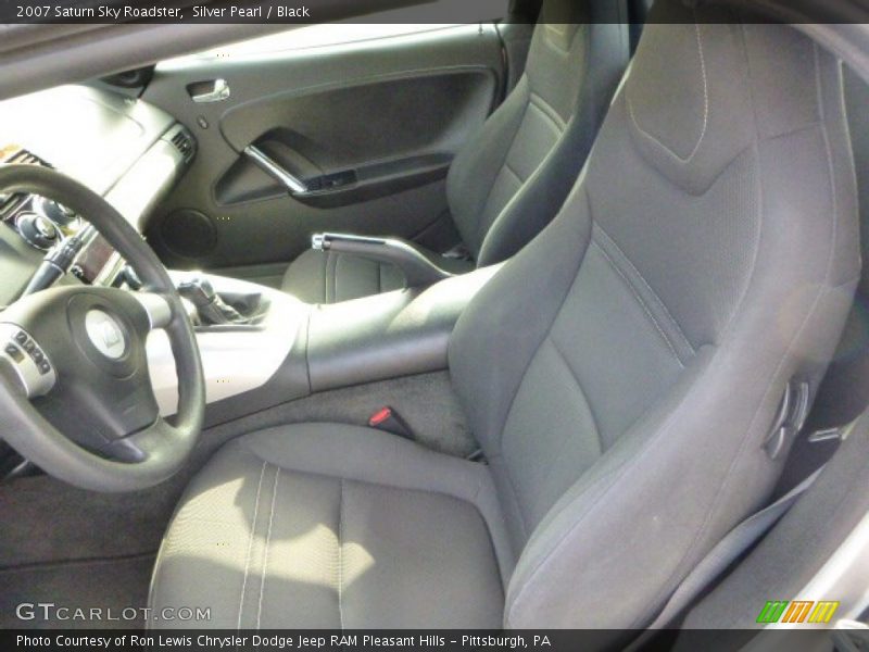 Silver Pearl / Black 2007 Saturn Sky Roadster