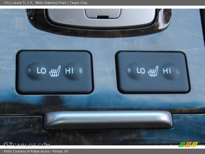 White Diamond Pearl / Taupe Gray 2011 Acura TL 3.5