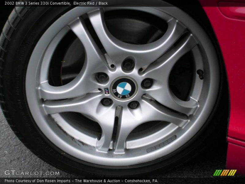 Electric Red / Black 2002 BMW 3 Series 330i Convertible