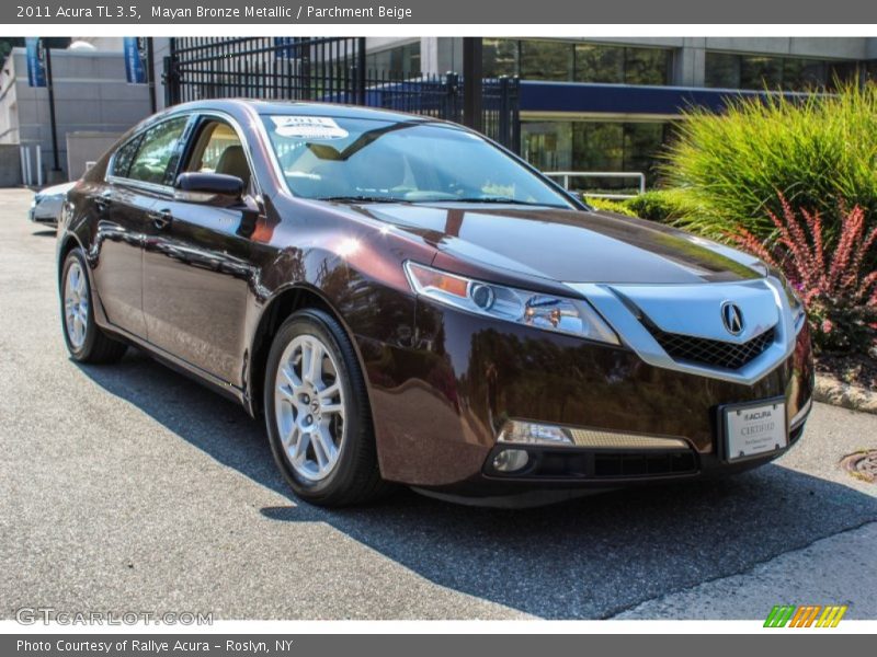 Mayan Bronze Metallic / Parchment Beige 2011 Acura TL 3.5