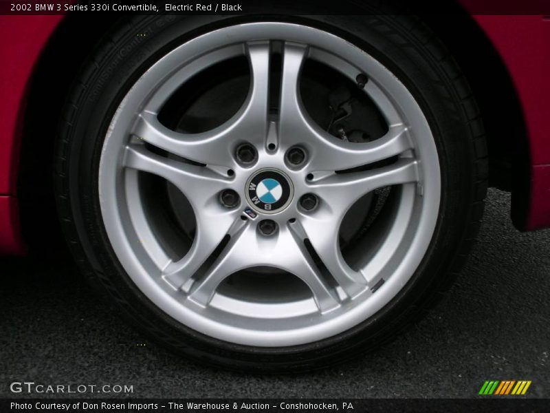 Electric Red / Black 2002 BMW 3 Series 330i Convertible