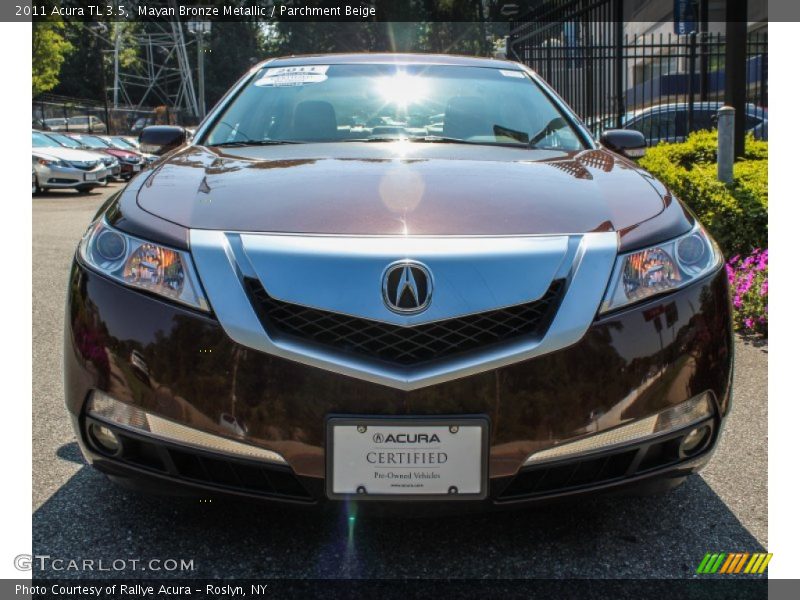 Mayan Bronze Metallic / Parchment Beige 2011 Acura TL 3.5