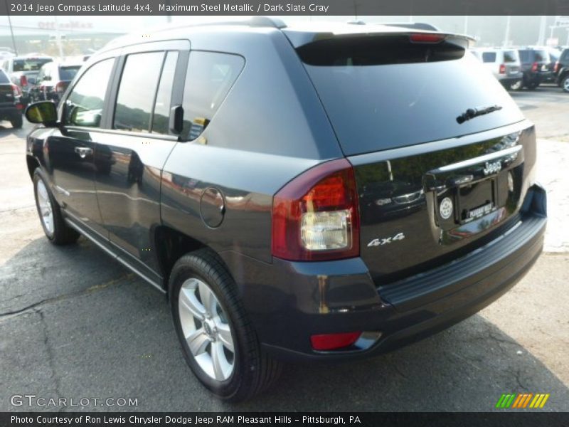 Maximum Steel Metallic / Dark Slate Gray 2014 Jeep Compass Latitude 4x4