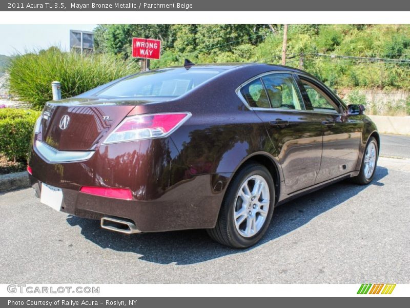 Mayan Bronze Metallic / Parchment Beige 2011 Acura TL 3.5