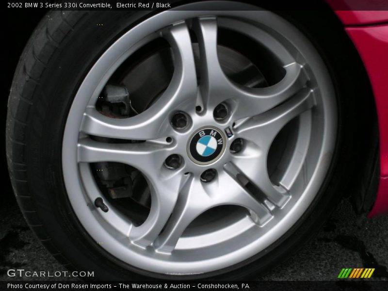 Electric Red / Black 2002 BMW 3 Series 330i Convertible