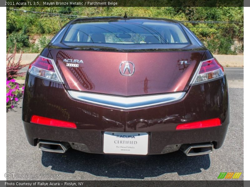 Mayan Bronze Metallic / Parchment Beige 2011 Acura TL 3.5