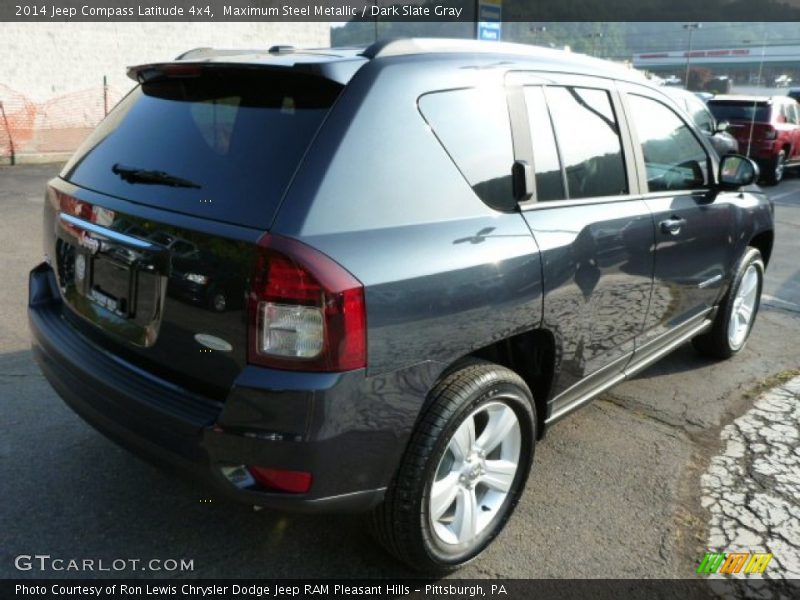 Maximum Steel Metallic / Dark Slate Gray 2014 Jeep Compass Latitude 4x4