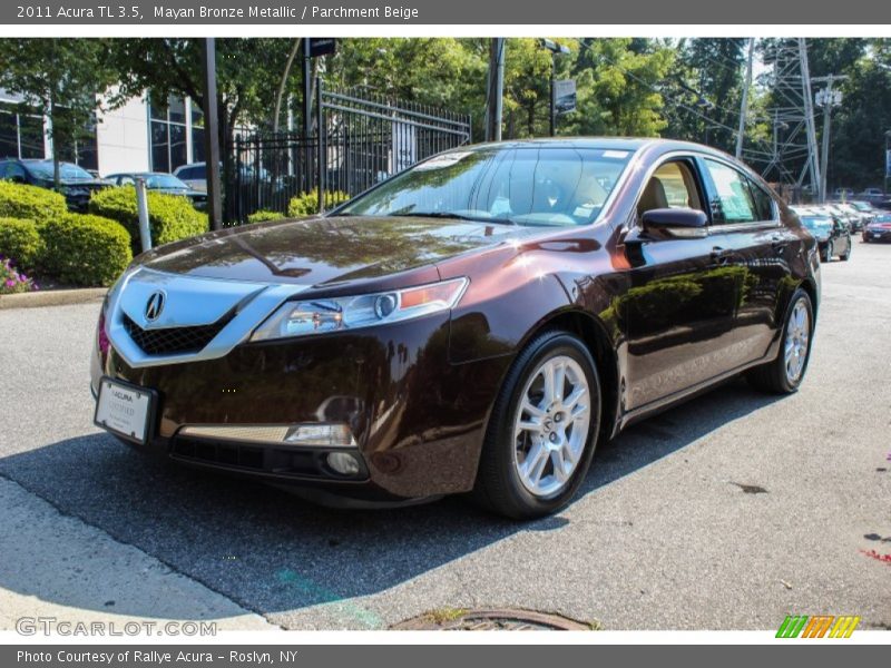 Mayan Bronze Metallic / Parchment Beige 2011 Acura TL 3.5