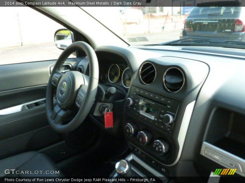 Maximum Steel Metallic / Dark Slate Gray 2014 Jeep Compass Latitude 4x4