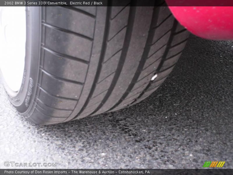 Electric Red / Black 2002 BMW 3 Series 330i Convertible