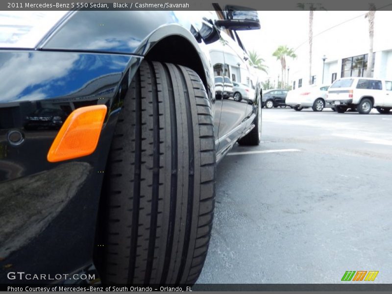 Black / Cashmere/Savanah 2011 Mercedes-Benz S 550 Sedan
