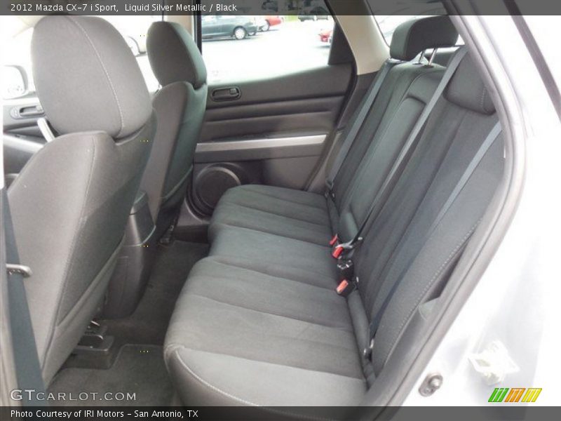 Liquid Silver Metallic / Black 2012 Mazda CX-7 i Sport